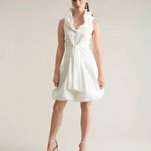 NWT Ivy + Blu Women's Triple Collar Tie Front Sleeveless Dress Size 12